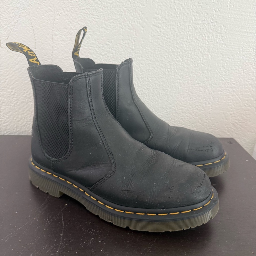 Dr Martens Men’s Size 8 Chelsea Boots Slip Resistant Safety Shoe Work Black